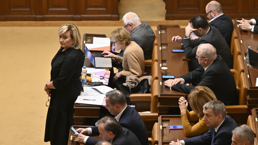 Phe đối lập muốn tổ chức bỏ phiếu bất tín nhiệm đối với chính phủ Séc